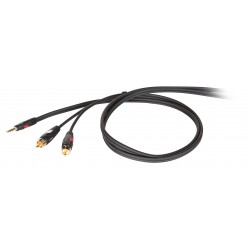 DIE HARD DHG520LU3 Gold Series kabel jack 3.5 stereo - 2xRCA 3m